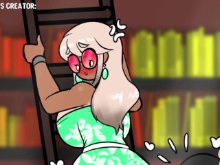 Girl with tan lines on her tits lets me fuck her in the library (Haloowl animation) - Jazziuu