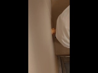 【Japanese femboy】シャワールームでアナルファック 隣人にバレないようにこっそり喘ぐ…【ディルドオナニー】