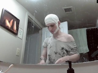 Solo Plaster Bondage Preview (full version on OF and C4S)