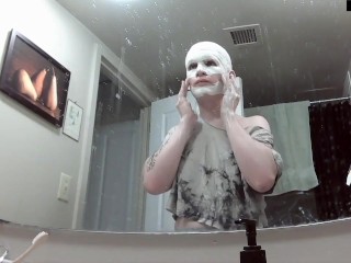 Solo Plaster Bondage Preview (full version on OF and C4S)