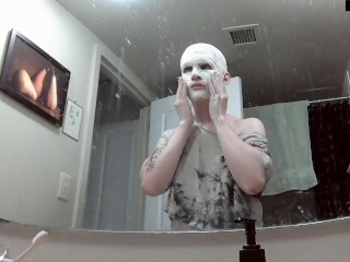 Solo Plaster Bondage Preview (full version on OF and C4S)