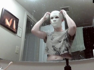 Solo Plaster Bondage Preview (full version on OF and C4S)