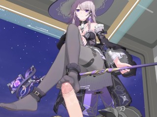 Honkai: Star Rail – The Herta Footjob & Missionary Sex | Intense Moans | 3D Hentai Animation