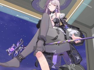 Honkai: Star Rail – The Herta Footjob & Missionary Sex | Intense Moans | 3D Hentai Animation