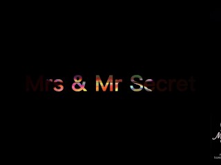 Mrs Secret unmasked! Rough titfuck and messy facial - POV