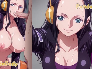 One Piece Hentai - Nico Robin Egghead suit Big Tits