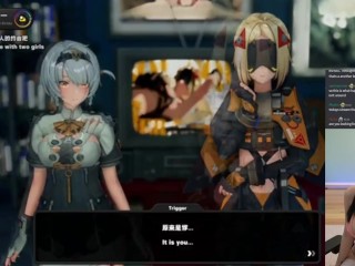 Anby and Trigger treated like fuck dolls by Big Dick Guy 😂 Zenless Zone Zero Hentai