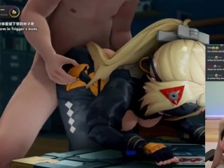 Anby and Trigger treated like fuck dolls by Big Dick Guy 😂 Zenless Zone Zero Hentai