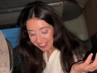 Got Hard Cock On Public Bus And Brunette Helped Me Cum