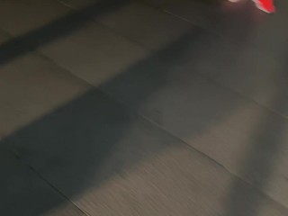 Got Hard Cock On Public Bus And Brunette Helped Me Cum