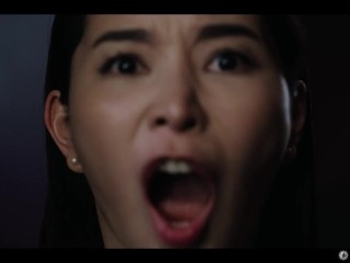 Nancy Ace turns into Horny Vampire - Lesbian Pussy Eating 69 with Japanese Babe Rikako Katayama