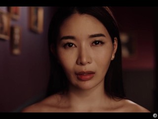 Nancy Ace turns into Horny Vampire - Lesbian Pussy Eating 69 with Japanese Babe Rikako Katayama