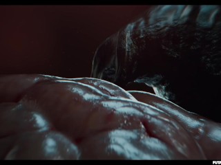 Police Officer Break Into Alien Futa House - Sex Craving Parasites Turns Hot Girls into Shemale