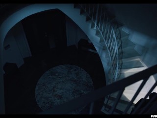 Police Officer Break Into Alien Futa House - Sex Craving Parasites Turns Hot Girls into Shemale