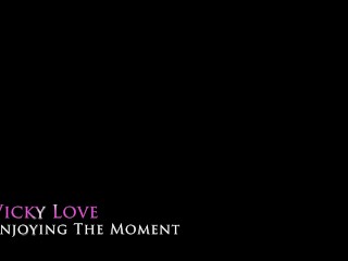 Hungarian Hotwife Vicky Love Sheer Pantyhose Ripping Dildo Solo