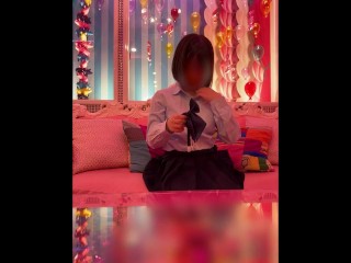 【個撮】生ハメ前の制服生着替え｜素人 個撮  ハメ撮り 裏垢女子 制服 NTR 寝取られ