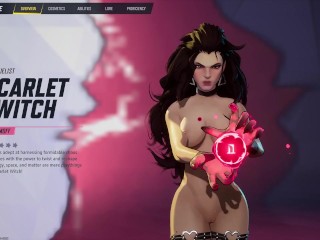 Marvel Rivals - Scarlet Witch Nude Game Play | Scarlet Witch Nude Mod