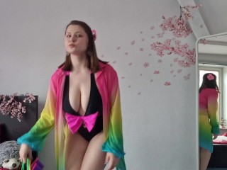 Your sexy girlfriend is getting ready for the beach just for you JOI & countdown