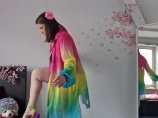 Your sexy girlfriend is getting ready for the beach just for you JOI & countdown