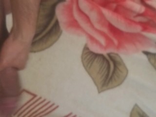 Moroccan Psycho Stroking his Cock