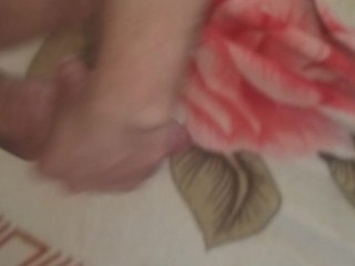 Moroccan Psycho Stroking his Cock