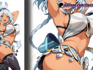 Mualani fucked hard, begging loudly for more