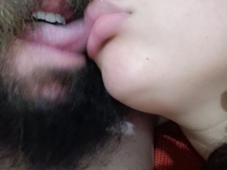 best tongue kiss Couple licking each other very naughty, fetish kiss🫦👅😋🤤💦😘😚