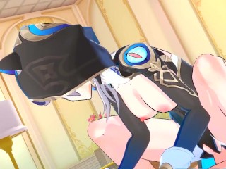 Cipher accepts Cum as Payment - Honkai Star Rail