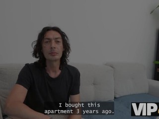 VIP4K. Shy brunette Vanessa Alessia is losing her virginity