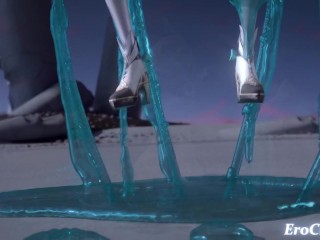 Genshin Escoffier hot romantic lesbian love