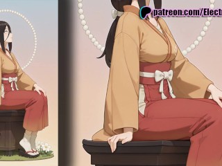 Hanabi fucked mercilessly and moaning uncontrollably