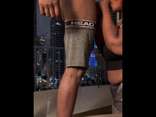 Best friend sucking my dick on vacation