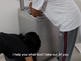 Horny cheating neighbor asks me to detonate her