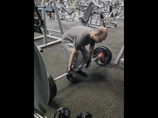 Working my on my lower back and my glut