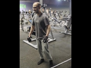 Working my on my lower back and my glut