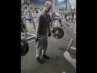 Working my on my lower back and my glut