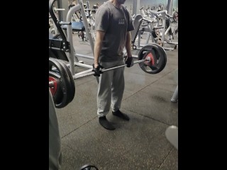 Working my on my lower back and my glut