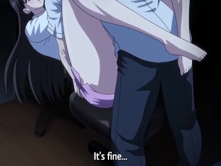 Hot Office Girl with Big Tits Loves Big Cocks and Dressing Like a Teacher