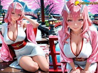 Shuna from Tensei Shitara Slime Datta Ken spreads her legs for the master