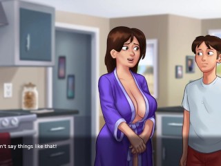 Debbie Was Surprised when She Saw His Big Dick For The First Time(18+) - Summertime Saga New update