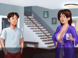 Debbie Was Surprised when She Saw His Big Dick For The First Time(18+) - Summertime Saga New update