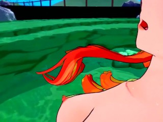 Mavuika's Pyro Pussy can't stop Squirting - Genshin Impact