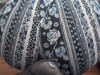 ass grinding makes him cum in boxers