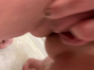 Swallowing Piss queen & deep throat goat 💦 Human toilet 🚽