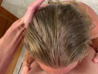 Swallowing Piss queen & deep throat goat 💦 Human toilet 🚽