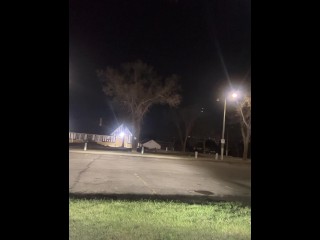 Dogged her out in the parking lot