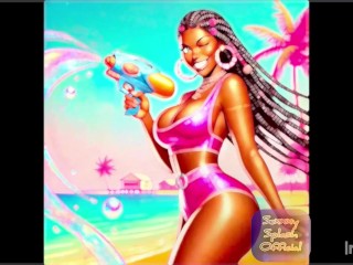 Getting this Big Dick bouncer to rearrange my guts b4 he splashes NUT on my STOMACH!!