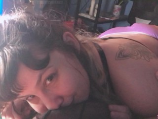 I LOVE SMELLING BIG COCK AND BALLS WHILE NUZZLING THEM AND TAKING SELFIES ♡ hot tomboy cockworship