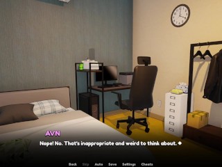 MY FEMBOY ROOMMATE #01 • Visual Novel PC Gameplay [HD]