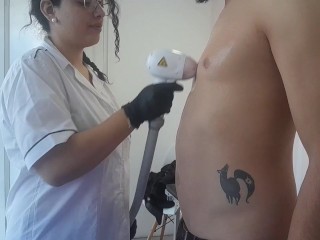 Permanent laser hair removal with a happy ending Ft. BabyLuna939